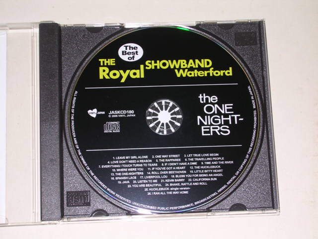 Photo: ROYAL SHOWBAND, WATERFORD  -  THE ONE NIGHTERS / 2006 JAPAN used CD With OBI 