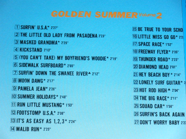 Photo: V.A. OMNIBUS ( VENTURES, BEACH BOYS, JAN&DEAN,HONEYS & MORE ) - GOLDEN SUMMER VOL.2  / 1989 JAPAN ORIGINAL Brand New Sealed CD 
