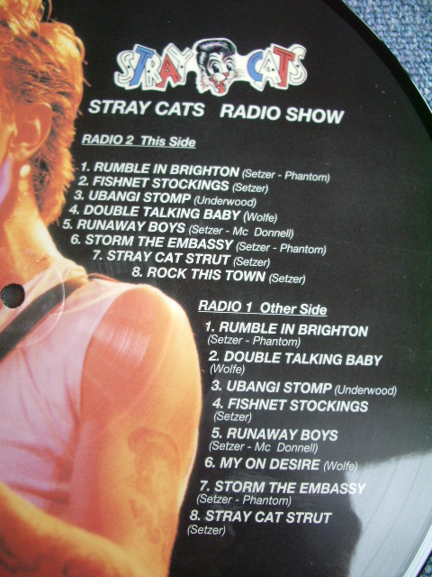 Photo: STRAY CATS -RADIO SHOW LIMITED PICTURE DISC/  COLLECTORS ( BOOT ) LP