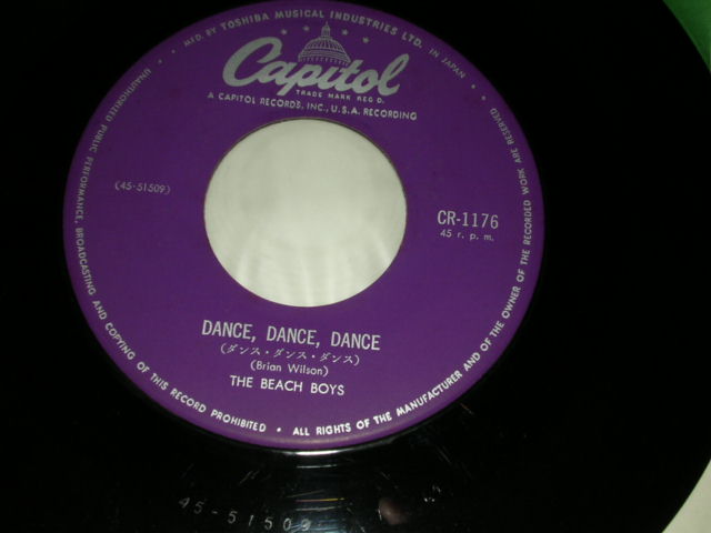 Photo: THE BEACH BOYS - DANCE DANCE DANCE / 1960s JAPAN ORIGINAL used 7"Single