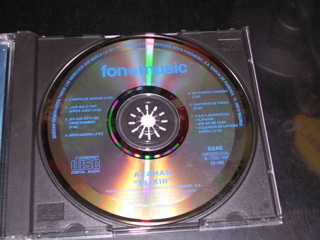 Photo: AZAHAR - ELIXIR / 1997 used CD With OBI ( SPAIN PRESS+ JAPAN OBI &LINNER )