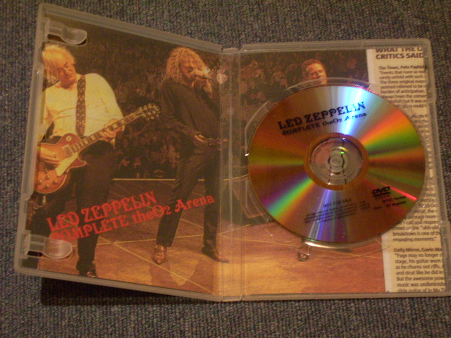 Photo: LED ZEPPELIN  -COMPLETE THE OZ ARENA  / BRAND NEW COLLECTORS  DVD 