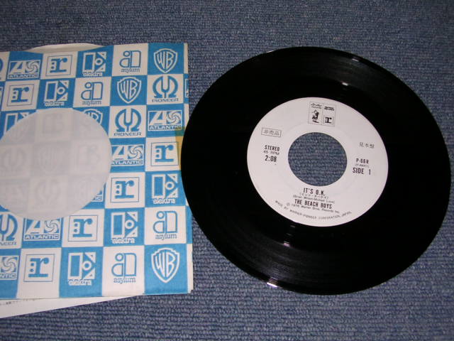 Photo: THE BEACH BOYS - IT'S OK / 1976 JAPAN ORIGINALWhite Label Promo  used 7"Single