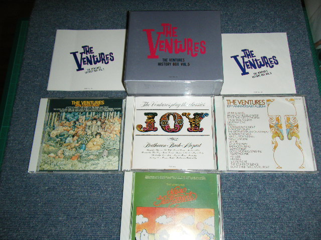 Photo1: THE VENTURES - THE VENTURES HISTORY BOX VOL.5  / 1992 JAPAN ORIGINAL USED 4 CD BOX SET  With OBI