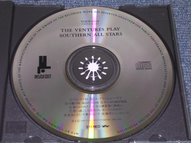 Photo: THE VENTURES - PLAY SOUTHERN ALL STARS  / 1990 JAPAN Original Used CD 