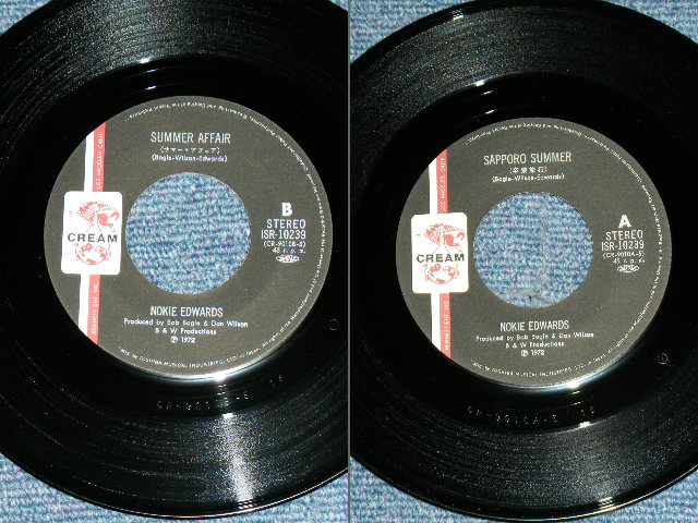 Photo: NOKIE EDWARDS of THE VENTURES - SAPPORO SUMMER ( Ex++/Ex++ )   / 1972 JAPAN ORIGINAL  7"SINGLE 