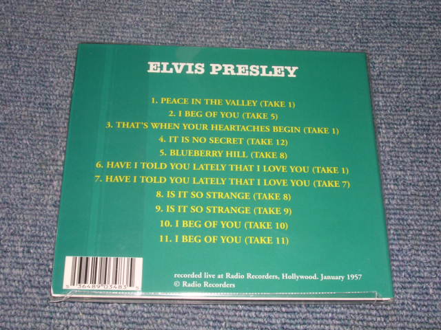 Photo: ELVIS PRESLEY  - THE BEST OF THE LOST BINAURAL TAKES 1957 / BRAND NEW COLLECTOR's CD DIGI-PACK 