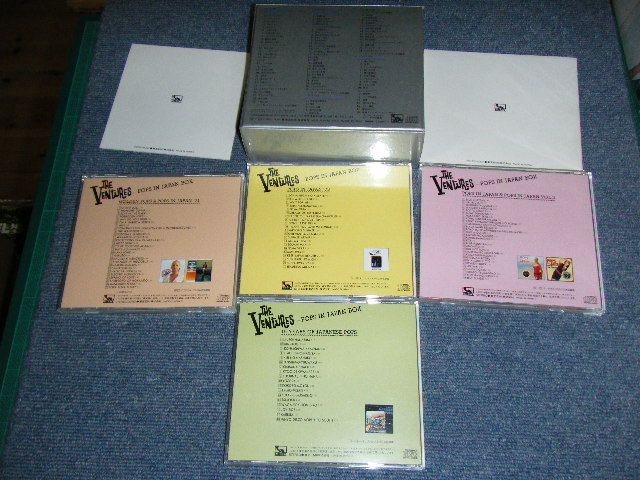Photo: THE VENTURES - THE VENTURES POPS IN JAPAN  BOX / 1992 JAPAN ORIGINAL USED 4 CD BOXSET  With OBI 