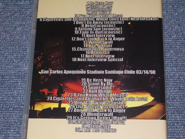 Photo: OASIS  -  ALL AROUND THE WORLD 1998  /  BRAND NEW COLLECTORS DVD