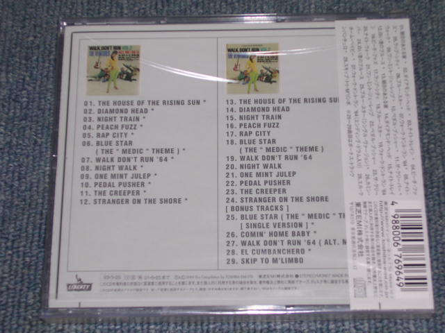 Photo: THE VENTURES - WALK DON'T RUN VOL.2 ( MONO & STEREO 2 in 1 + Bonus )  / 2000 JAPAN Sealed CD 