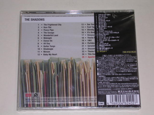 Photo: THE SHADOWS -  A's  B's & EP's    / 2004  JAPAN LIMITED PRESS  SEALED CD With OBI 