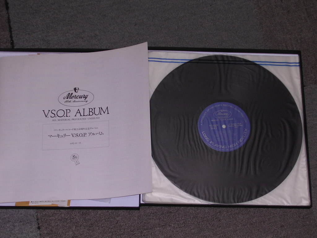 Photo: V.A. - MERCURY 40TH ANNIVERSARY V.S.O.P.ALBUM (  ALL MATERIAL PREVIOUSLY UNISSUED / 4 LPs BOX SET + EP  STICKER ) / 1984 JAPAN LP+OBI 