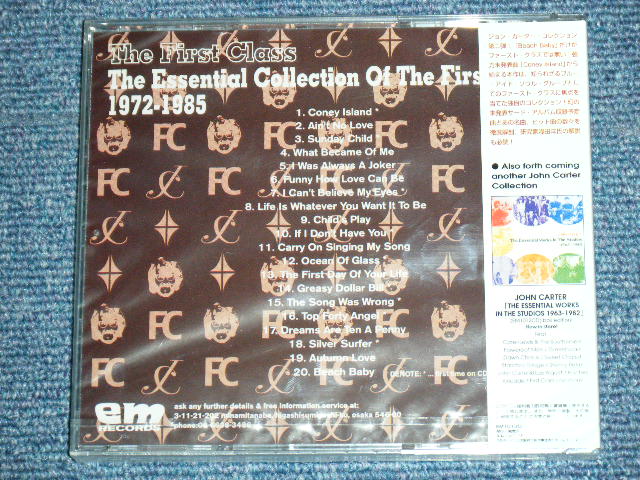 Photo: THE FIRST CLASS - THE ESSENTIAL COLLECTION OF THE FIRST CLASS 1972-1985 / 2001 JAPAN ONLY Brand New Sealed CD  Out-Of-Print 