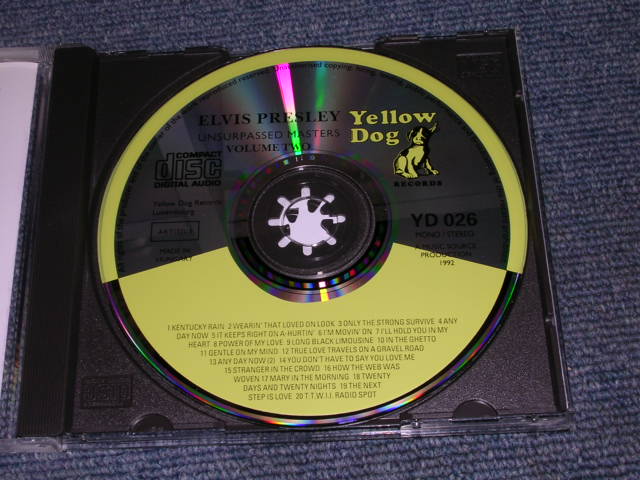 Photo: ELVIS PRESLEY - UNSURPASSED MASTERS VOL.2  / BRAND NEW COLLECTOR's CD