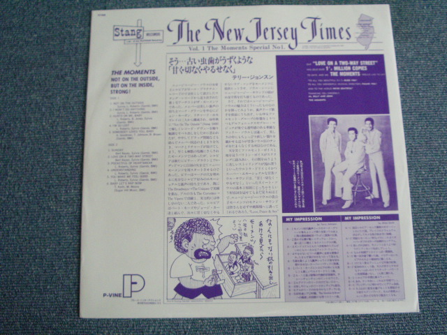 Photo: THE MOMENTS - NOT ON THE OUTSIDE /  JAPAN LP With OBI 