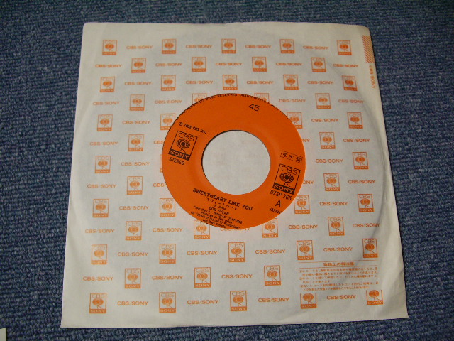 Photo: BOB DYLAN - SWEETHEART LIKE YOU (Ex+++/MINT- ) / 1983  ORIGINAL 7"