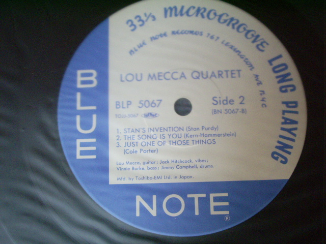 Photo: LOU MECCA QUARTET  - LOU MECCA QUARTET  / 1999 JAPAN LIMITED 1st RELEASE BRAND NEW 10"LP Dead stock