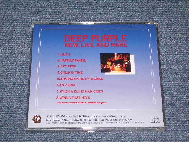 Photo: DEEP PURPLE - NEW, LIVE & RARE  / 1993 JAPAN Used CD With OBI 