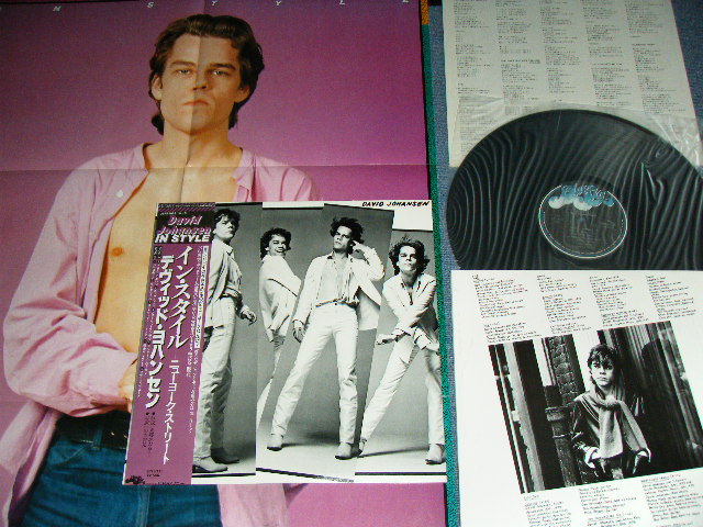 Photo1: DAVID JOHNASEN ( of NEW YORK DOLLS ) - IN STYLE / 1979 JAPAN ORIGINAL Used  LP With OBI & POSTER 