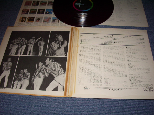 Photo: BEACH BOYS - CONCERT With 4 PAGE BOOKLET / 1960s JAPAN ORIGINAL RED WAX LP 