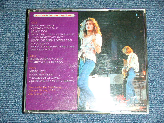 Photo: LED ZEPPELIN - SECOND CITY SHOWDOWN ( LIVE 1973 )  / COLLECTORS(BOOT) Used 3 CD