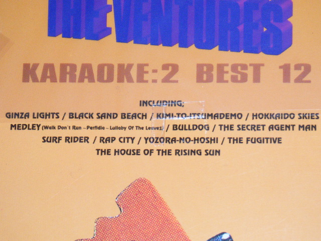 Photo: THE VENTURES - LEAD GUITAR SCORE  KARAOKE : 2 BEST 12  With CD  /  1994 JAPAN  Used BOOK + CD 