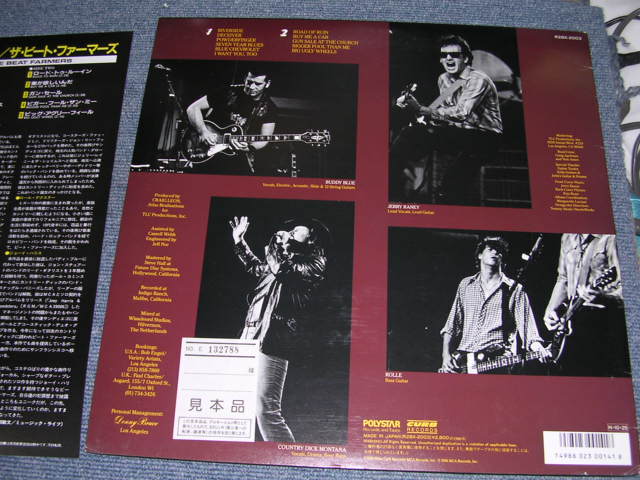 Photo: THE BEAT FARMERS - VAN GO  / 1986 Japan Original Promo LP With OBI-LINNER  