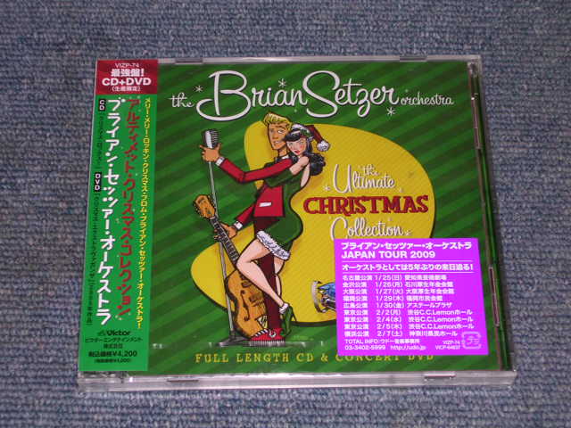 Photo1: BRIAN SETZER ORCHESTRA ブライアン・セッツァー - ULTIMATE CHRISTMAS COLLECTION ( CD + DVD ) / 2008 JAPAN  Limited Sealed CD+DVD