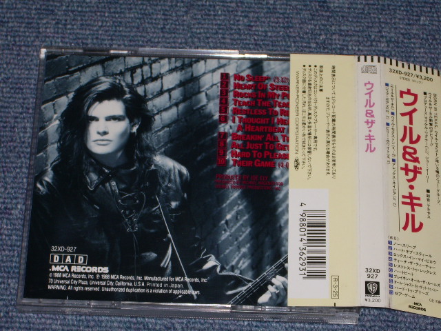 Photo: WILL AND THE KILL - WILL AND THE KILL / 1988 JAPAN Original Used CD with OBI