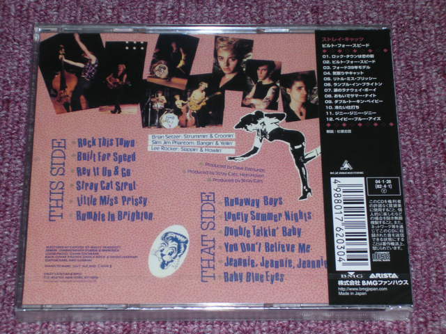 Photo: STRAY CATS ストレイ・キャッツ  - BUILT FOR SPEED  / 2004 Relaeased Version JAPAN  "Brand New Sealed"  CD 