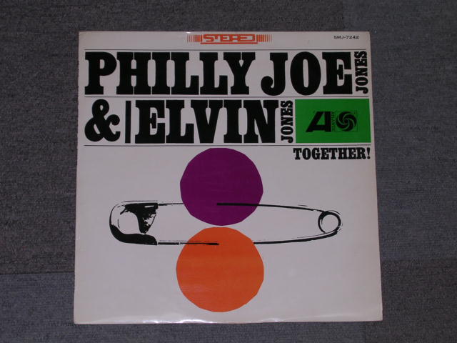 Photo1: PHILLY JOE JONES & ELVIN JONES -  TOGETHER / Early 1960s JAPAN ORIGINAL LP 