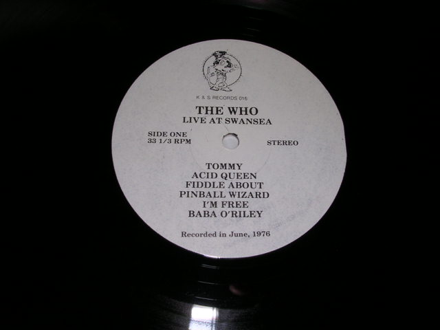 Photo: THE WHO - LIVE AT SWANSEA   / BOOT COLLECTOR'S LP 