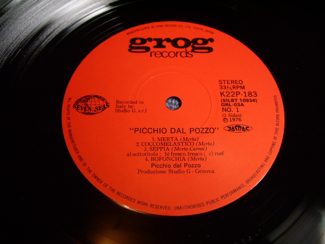 Photo: PICCHIO DAL POZZO - PICCHIO DAL POZZO  / 1982 JAPAN LP With OBI