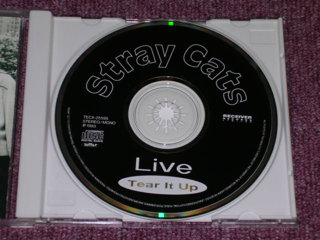 Photo: STRAY CATS ストレイ・キャッツ  - TEAR IT UP : STRAY CATS LIVE / 1995 JAPAN ORIGINAL Used CD 
