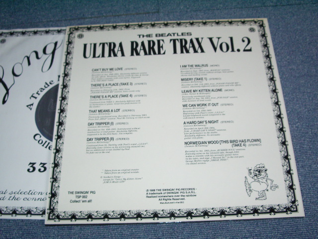 Photo: THE BEATLES - ULTRA RARE TRAX VOL.2  / 1988 EU BOOT  COLLECTORS   LP  
