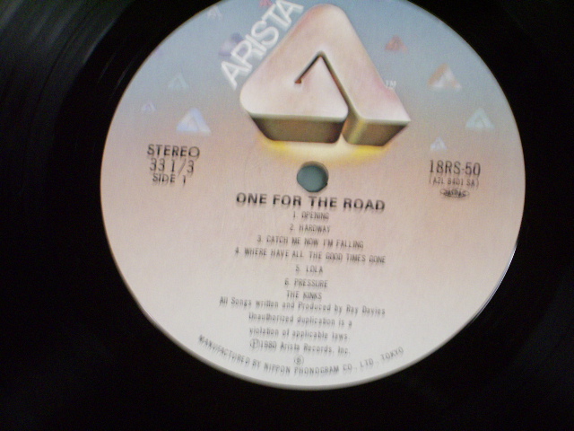 Photo: KINKS - ONE FOR THE ROAD / 2LP+OBI+POSTER  