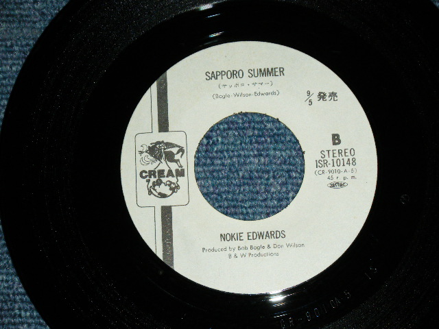 Photo: NOKIE EDWARDS of THE VENTURES -STORMY NIGHTS ( Ex++/MINT- )   / 1972 JAPAN ORIGINAL WHITE LABEL PROMO  7"SINGLE 