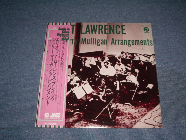 Photo: THE ELLIOT LAWRENCE BAND - PLAYS GERRY MULLIGHAN ARRANGEMENTS ( STURDY IN GREAT BIG BAND 20 Series ) / 1975 JAPAN Used LP With OBI 