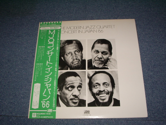 Photo1: MJQ / THE MODERN JAZZ QUARTET - CONCERT IN JAPAN '66 ( With PRINTED AUTOGRAPHED SHEET ) / 1976  JAPAN Used 2 LP With OBI& BACK ORDER SHHET on OBI'S BACK