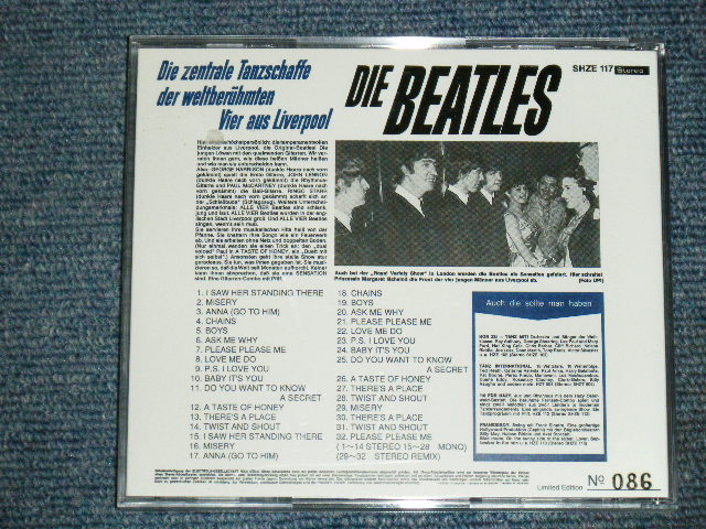 Photo: THE BEATLES -  PLEASE PLEASE ME  (  60's GERMAN ALBUM VERSION MONO & STEREO + BONUS )  / Used COLLECTOR'S CD 