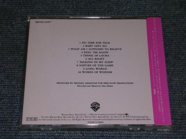 Photo: CHRISTOPHER CROSS - ANOTHER PAGE / 1983?  JAPAN ORIGINAL  MINT CD+VINYL OBI