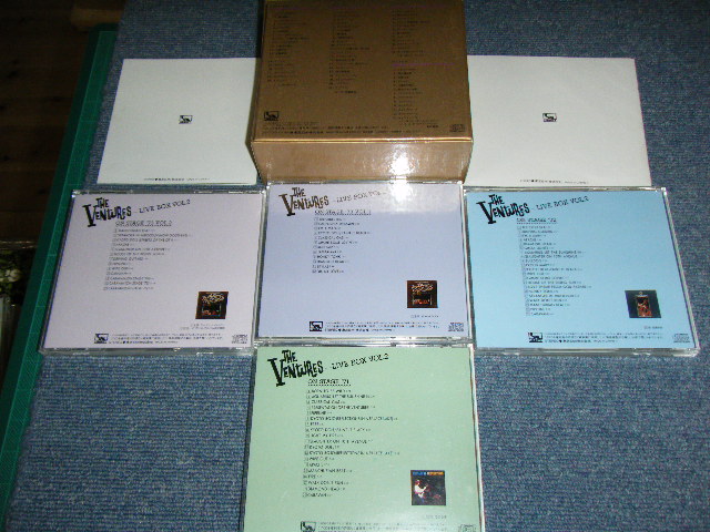 Photo: THE VENTURES - THE VENTURES LIVE BOX VOL.2 / 1992 JAPAN ORIGINAL USED 4 CD BOXSET 