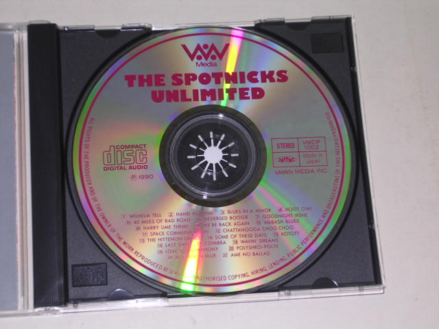 Photo: THE SPOTNICKS - UNLIMITED / 1990 JAPAN CD With  OBI 
