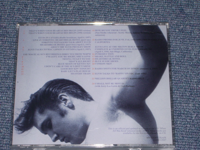 Photo: ELVIS PRESLEY - WHEN ALL WAS COOL / Braznd New COLLECTOR'S BOOT CD  