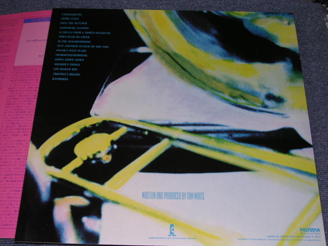 Photo: TOM WAITS - SWORDFISHTROMBONES  / 1984 JAPAN ORIGINAL LP+Obi LINNER  