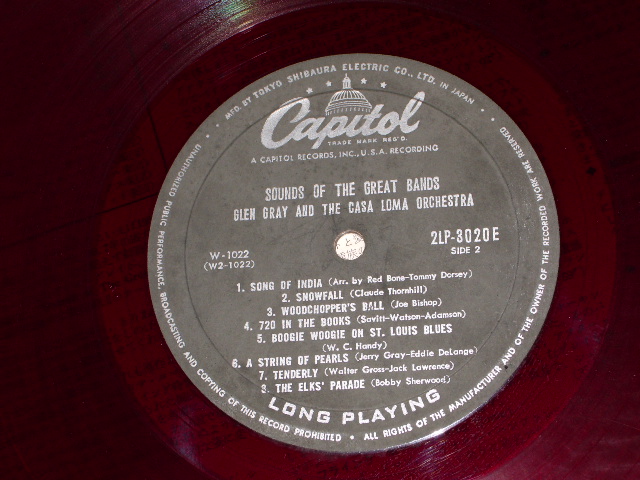 Photo: GLEN GRAY and the CASA LOMA - SOUND OF THE GREAT BANDS! ( RED WAX / With ORIGINAL OUTER-VINYL COVER ) 