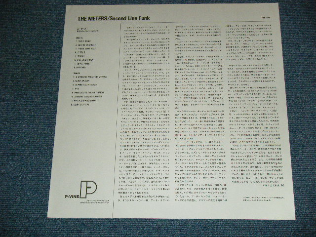 Photo: THE METERS - SE3COND LINE FUNK  / 1987 JAPAN  Used LP With OBI 