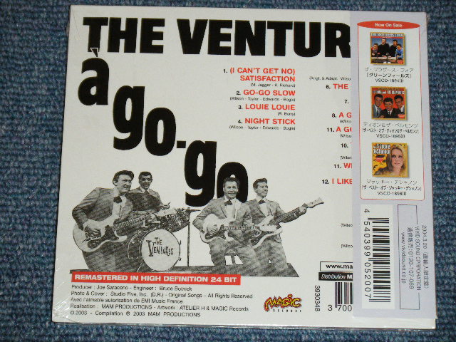 Photo: THE VENTURES - A GO-GO / 2004 FRANCE  ORIGINAL CD With 2004 JAPAN  ORIGINAL OBI & LINNER Brand New Sealed CD 
