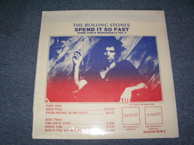 Photo: ROLLING STONES -  SPEND IT SO FAST /  BOOT LP With SHRINK WRAP 