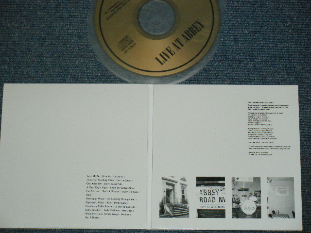 Photo: THE BEATLES  - LIVE AT ABBEY ROAD STUDIOS ( GOLD DISC VESION ) / Mini-LP PAPER SLEEVE Used COLLECTOR'S CD 